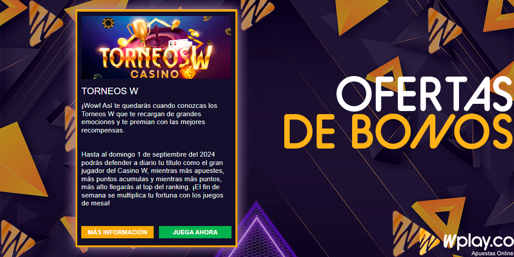 Ofertas de bonos del casino