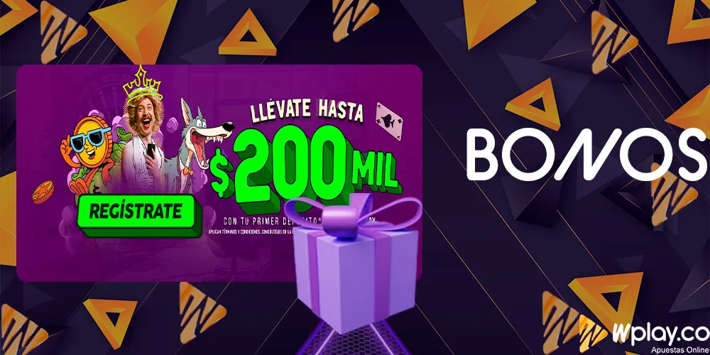 Bonificaciones por registrarse en el sitio web de W.Play