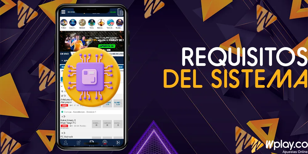 Requisitos del sistema para la aplicación WPlay